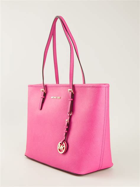 michael kors jet set travel geldbörse pink|michael kors jet set duffle.